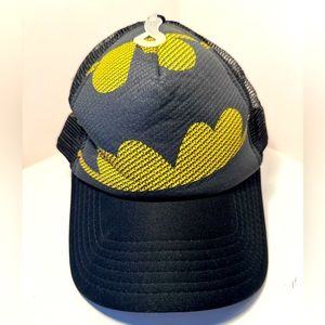 JOURNEYS - DC Comics Batman Black Baseball Style Hat - Mesh Adjustable - NEW